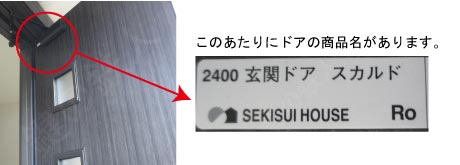 玄関ドア　スカルド　セキスイハウス　アルベーア　ディアー