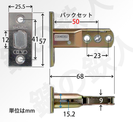 GOAL AD錠ケース50mmサイズ