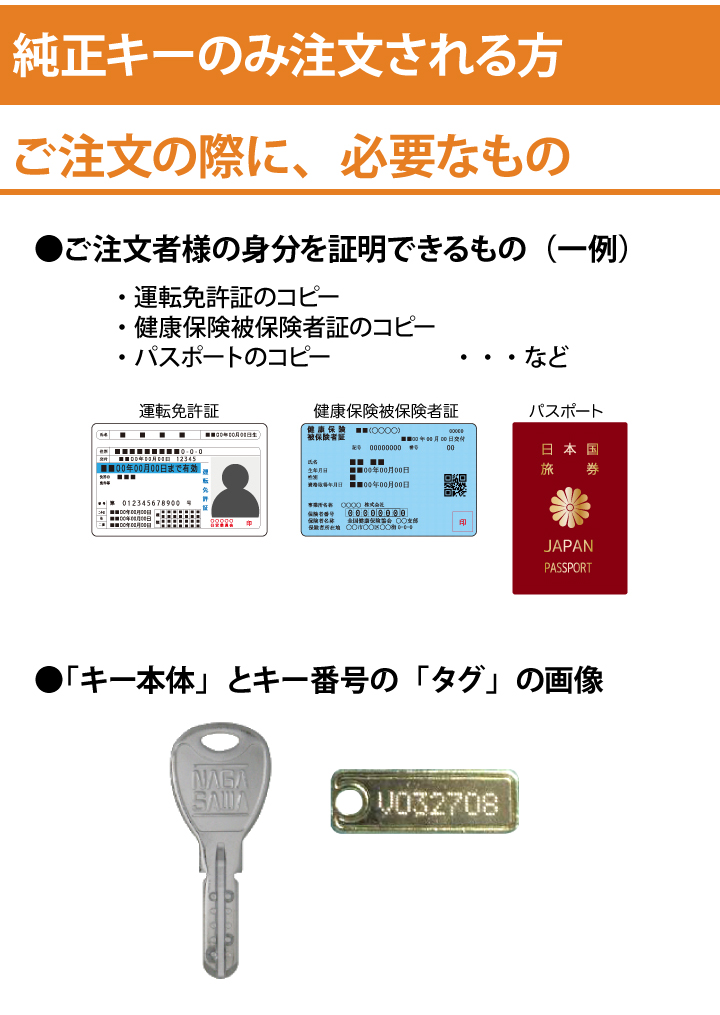 合鍵　注文準備