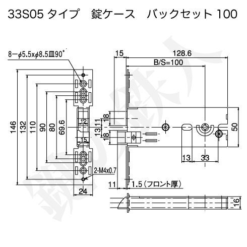 ALPHA 33S05-TRW-32D-100ALU