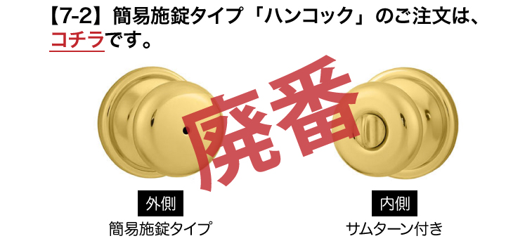 Kwikset(クイックセット)、TITAN(タイタン)の室内錠