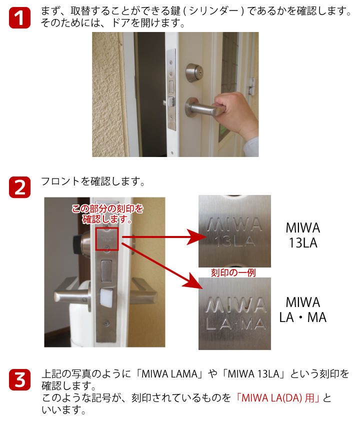 MIWA スイッチ式サムターンB5型