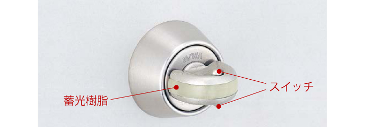 MIWA スイッチ式サムターンB5型