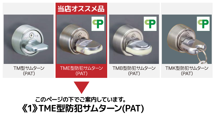 GOAL LX 防犯サムターン