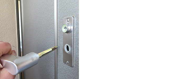 MIWA PMK 75PM レバーハンドル交換