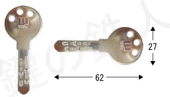 WEST リプレイスシリンダーキー