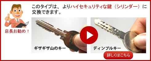 ハイセキュリティなシリンダーWEST442