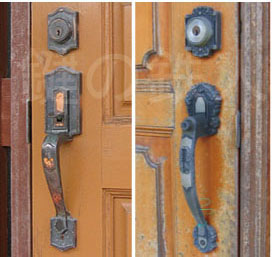 KODAI(古代)セパレート万能取替錠（アンティーク装飾錠） 