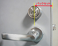 玄関ドアバックセット