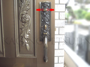 ALPHA装飾錠Nationalシリンダーの交換1