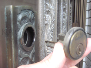 ALPHA装飾錠Nationalシリンダーの交換3