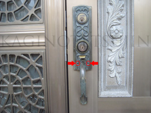 下側のALPHAシリンダーの交換・取替え4