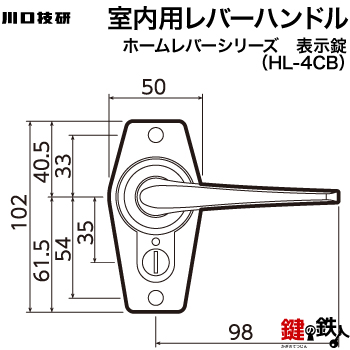 GIKEN  表示錠 HL-4CB