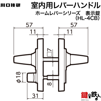 GIKEN  表示錠 HL-4CB