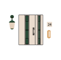 MIWAの2ロック玄関