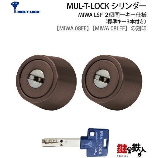 MUL-T-LOCK（マルティロック）イスラエル製玄関 鍵（カギ） 取替え用2