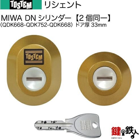 トステム TOSTEM(=リクシル LIXIL) リシェント （ドア厚み33mm） 交換