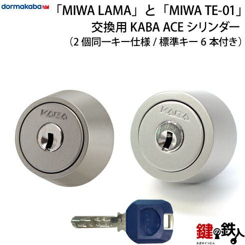 5】MIWA LAMA(LA・DA)とMIWA TE-01(LSP)の交換用、操作性が良いKABA